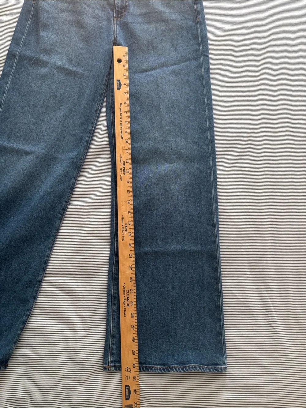 Ann Taylor Women's wide Leg Denim Jeans in Medium Blue